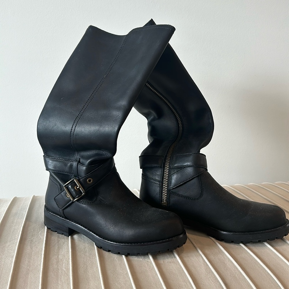UGG black riding boots